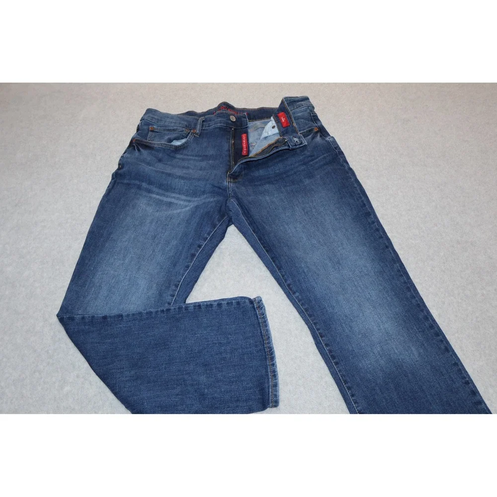 Lucky Brand Jeans Mens 36x30 Blue 223 Straight Leg Denim Pants Cotton Blend